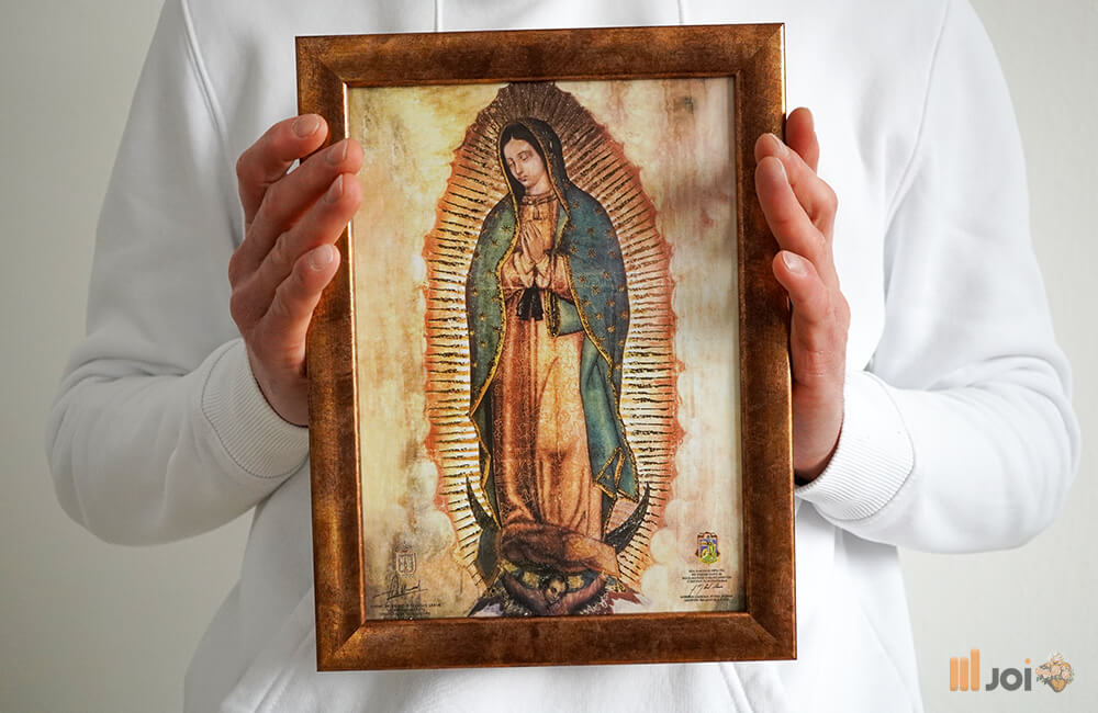 Kópia originálu Guadalupskej Panny Mária – Špeciálna zláta tlač_14