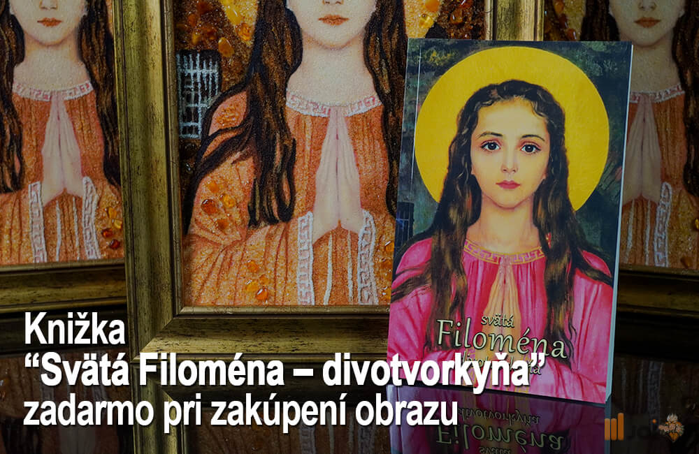 Jantárový obraz – Svätá Filoména priamy portál do neba_Obr18.1_joi.sk