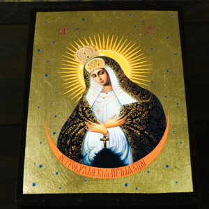 Krásna ikona "Matky milosrdenstva" - ručná práca - Image 6